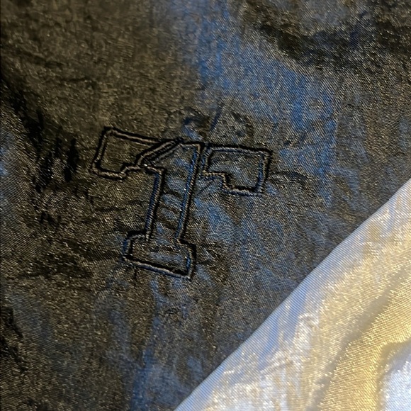 Vintage Black, silver, purple & pink Windbreaker Jacket. Size Large. By Todd 1 - Picture 12 of 13